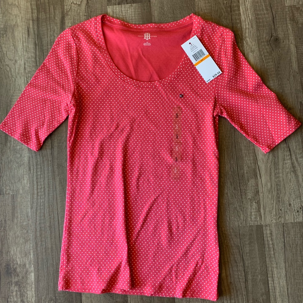 Tommy Hilfiger pink tee NWT